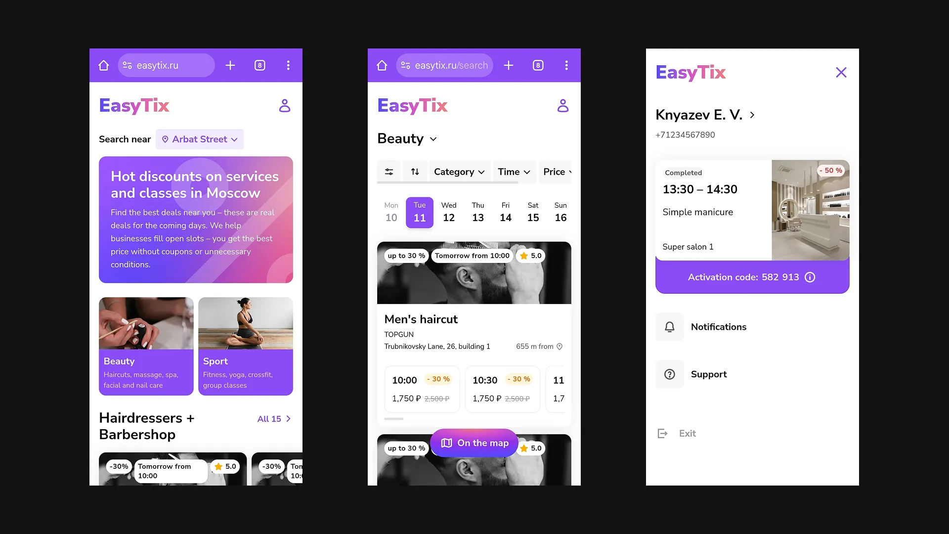 Easytix preview